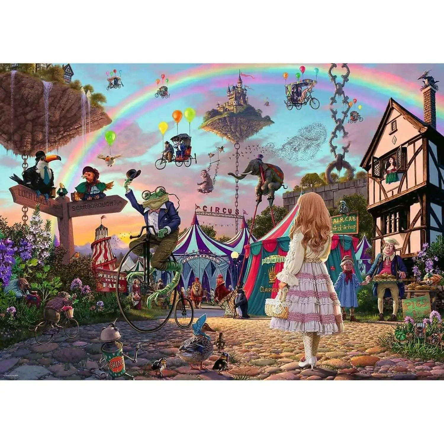 Ravensburger - Look & Find Enchanted Circus Jigsaw Puzzle 1000pc