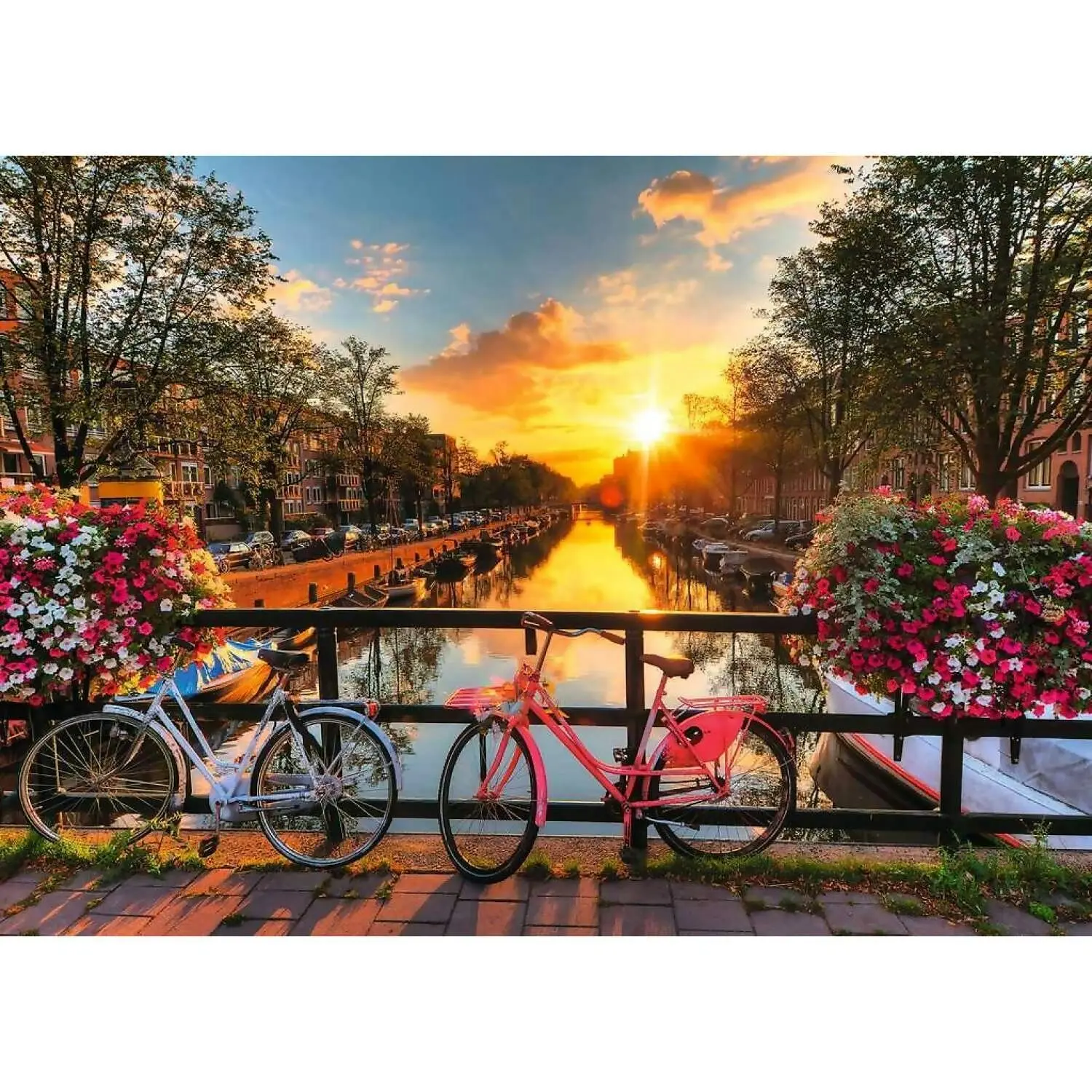 Ravensburger - Bicycles In Amsterdam Jigsaw Puzzle 1000pc