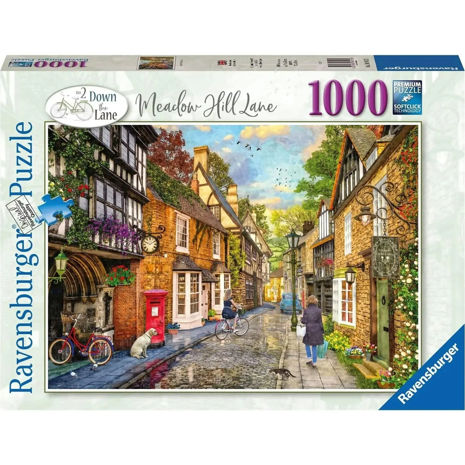 Ravensburger - Meadow Hill Lane Down The Lane No.2 Jigsaw Puzzle 1000pc