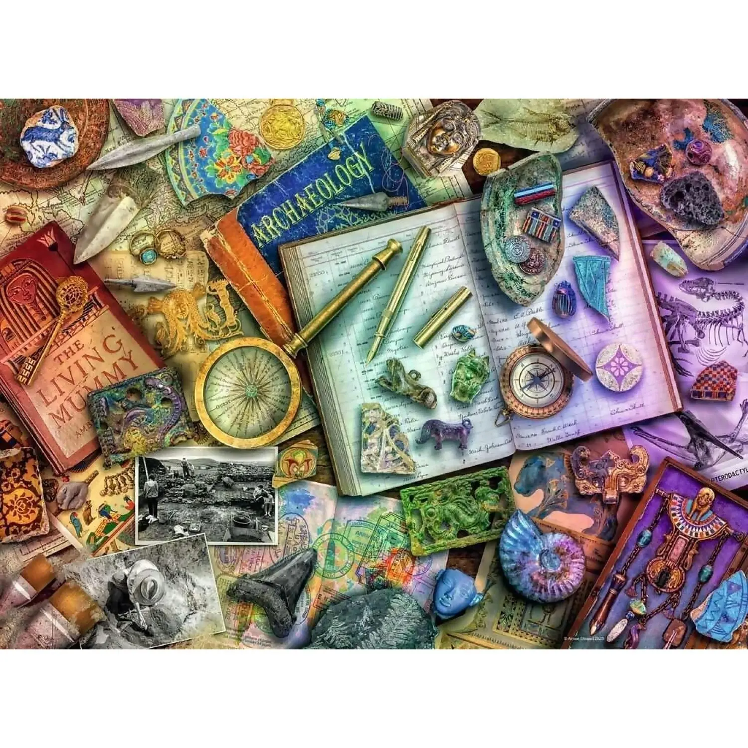 Ravensburger - The Archaeologist's Desk Jigsaw Puzzle 500pc