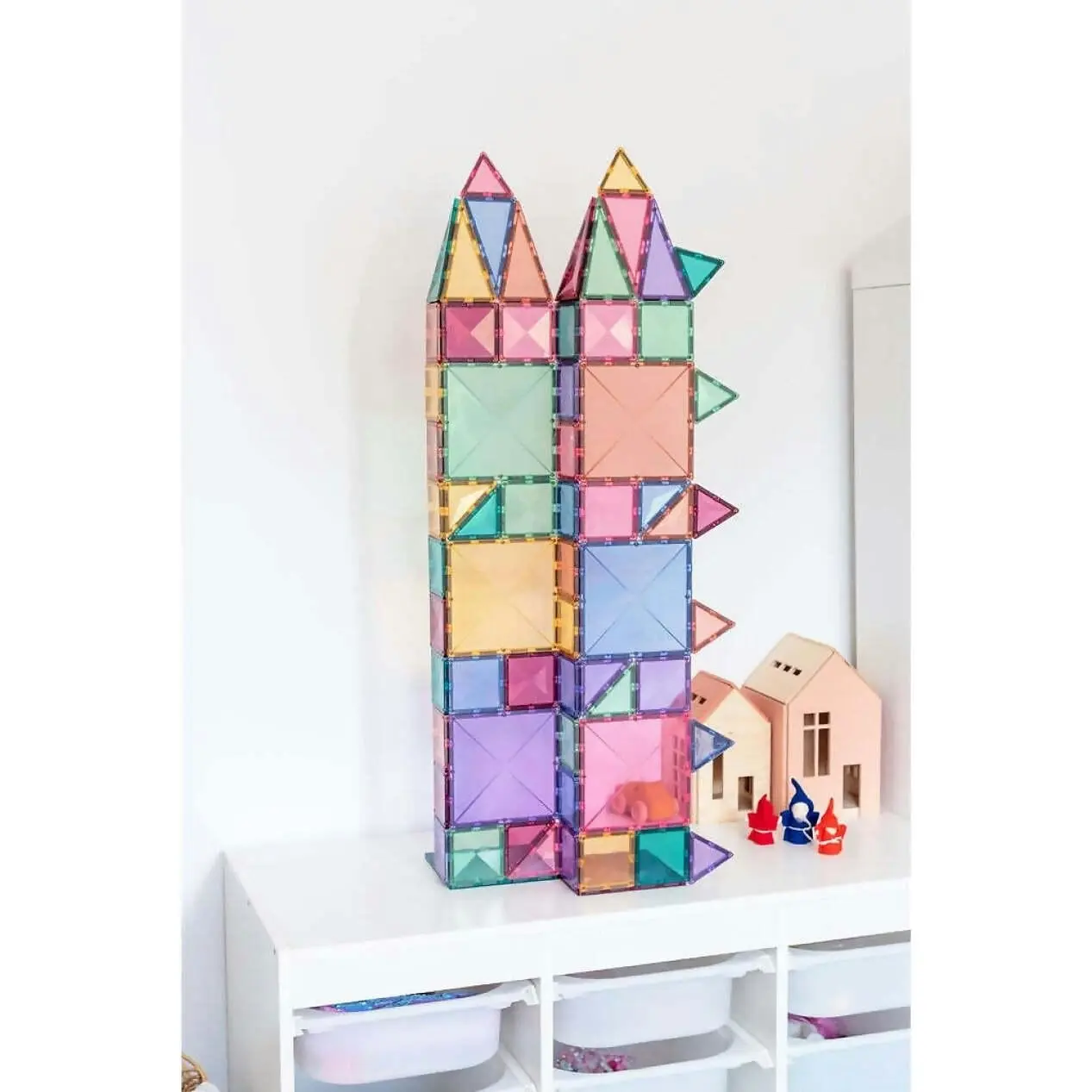 Connetix - Magnetic Tiles Pastel Starter Pack 64pc