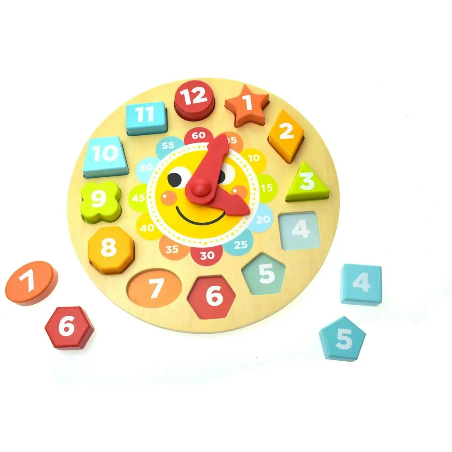 Tooky Toy - Wooden Clock Puzzle