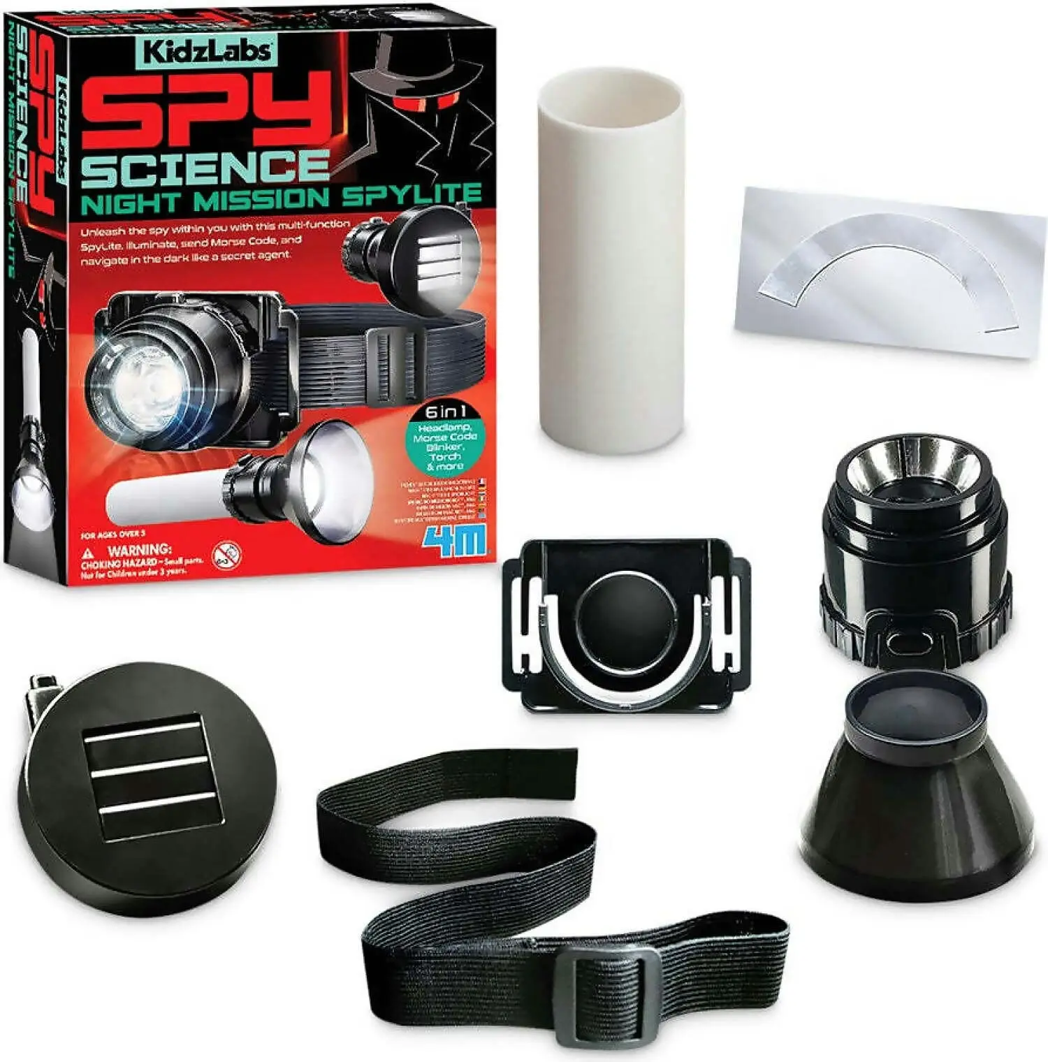 4m - Kidzlabs - Spy Science Night Mission Spylite - Johnco