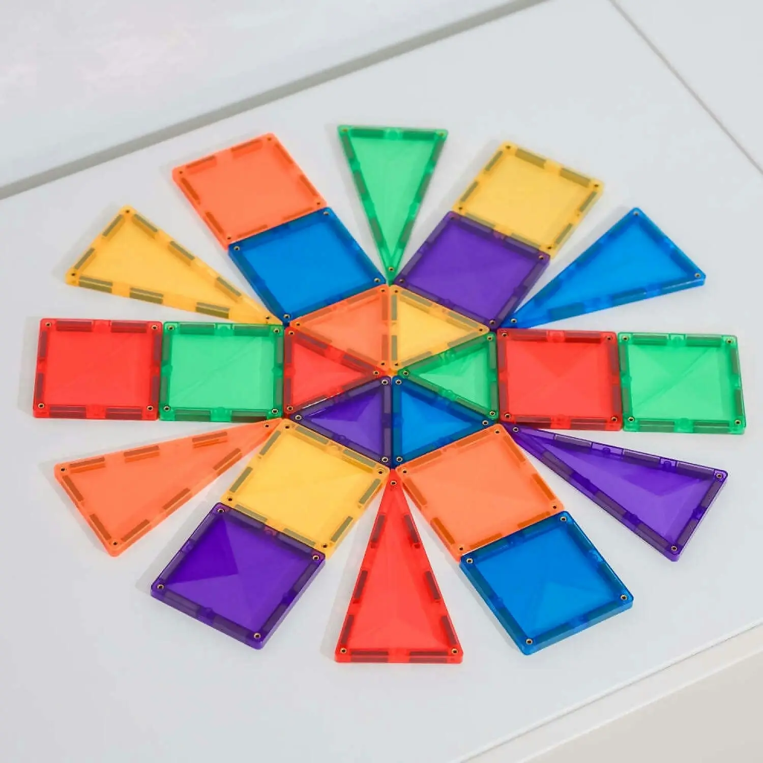 Connetix - Magnetic Tiles Rainbow Mini Pack 24pc