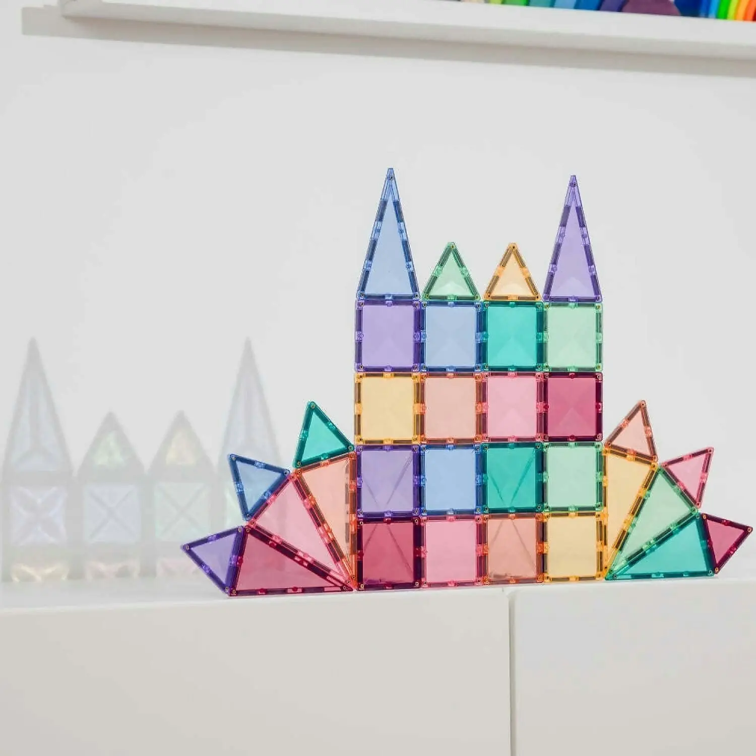 Connetix - Magnetic Tiles 32 Piece Pastel Mini Pack