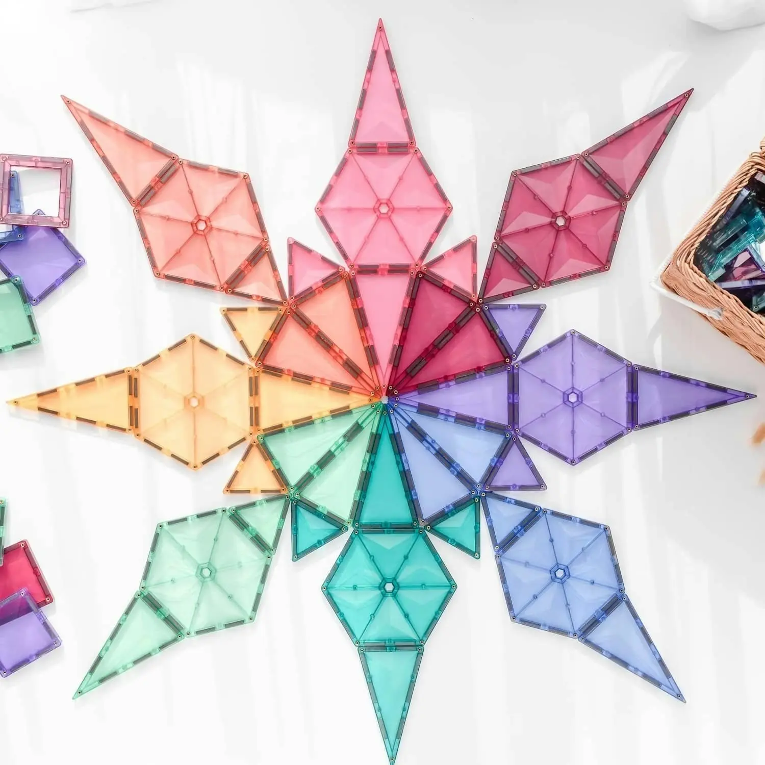 Connetix - Magnetic Tiles Pastel Geometry Pack 40pc