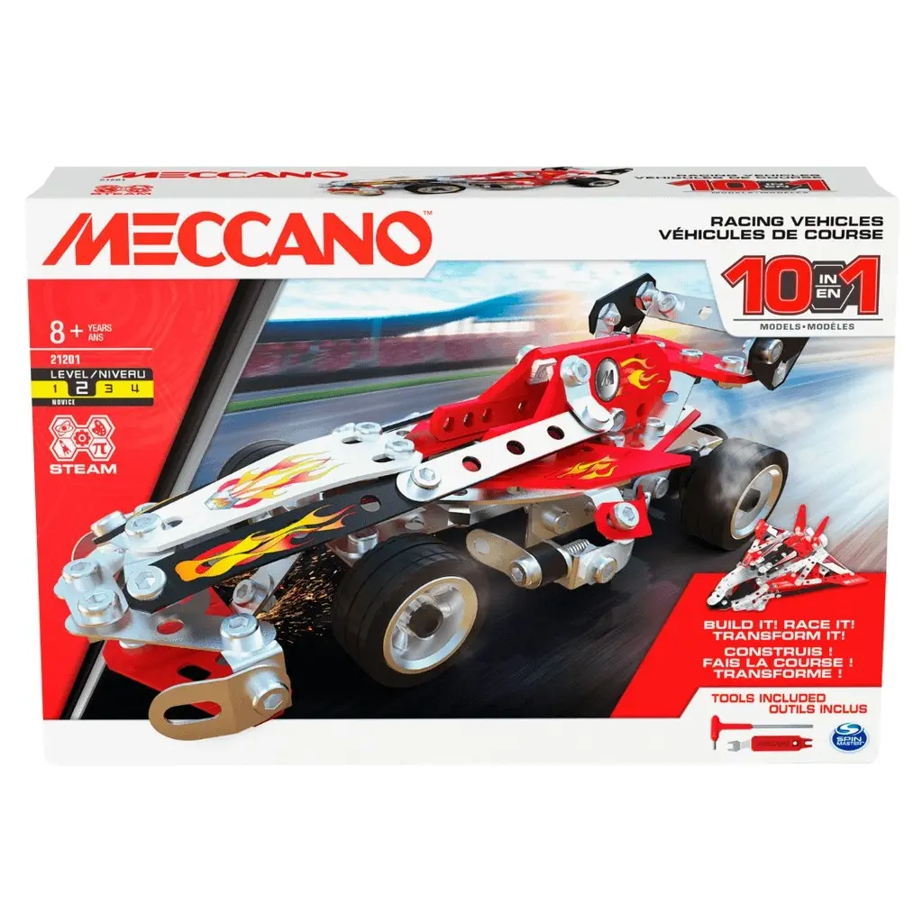 Meccano - 10 Model Set Racing Vehicles