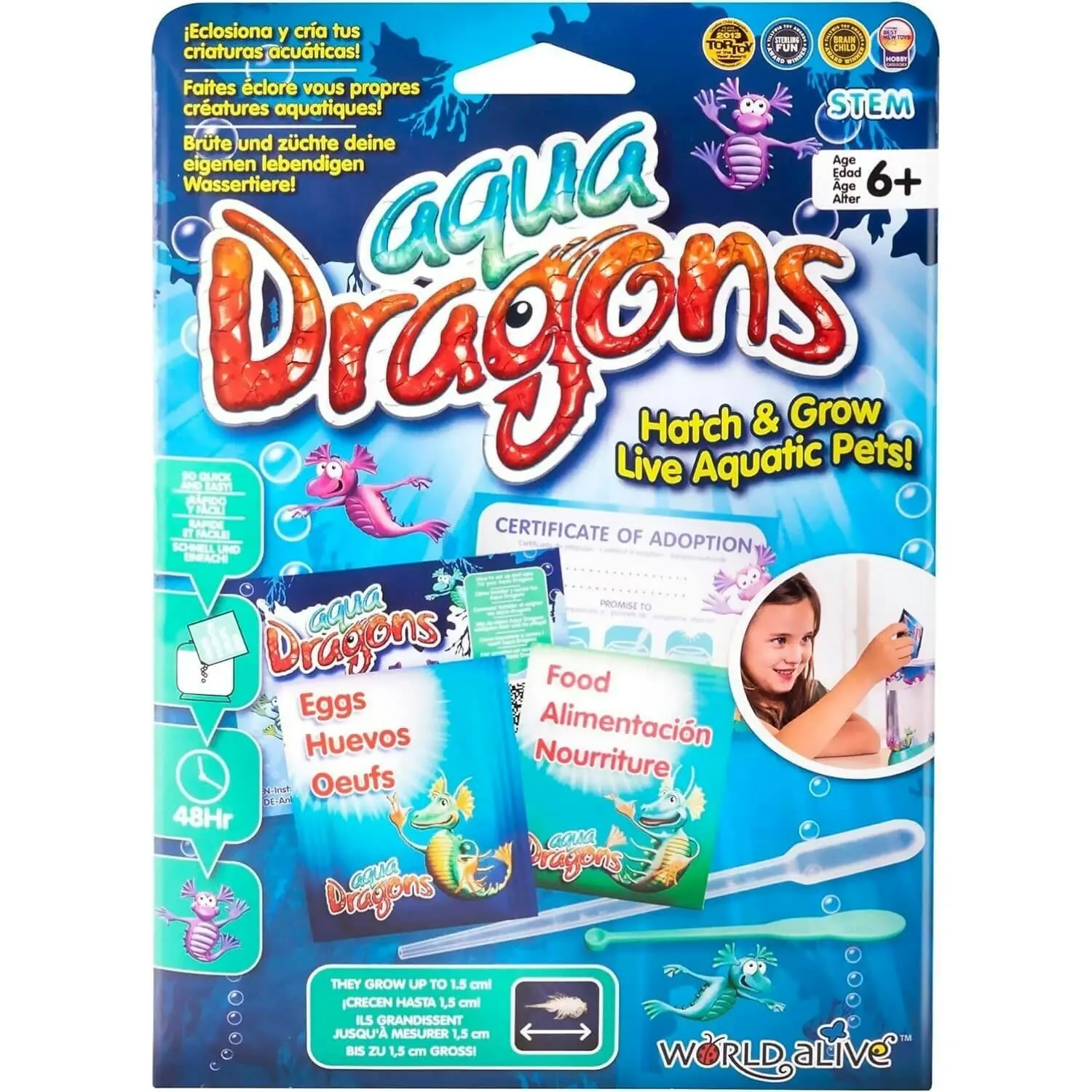 Aqua Dragons - Aqua Dragons Refill Kit Eggs And Food