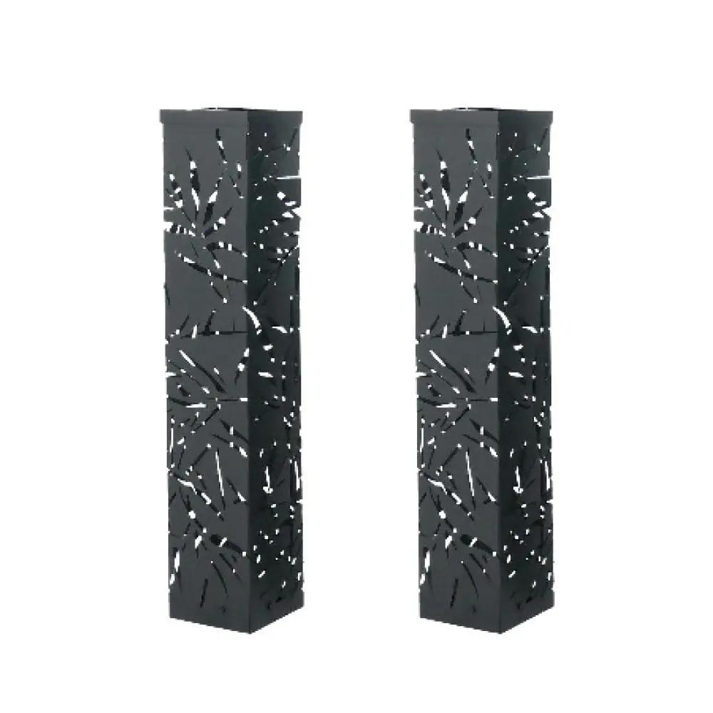 Black Jungle Steel Solar Towers 2 Pack - Large