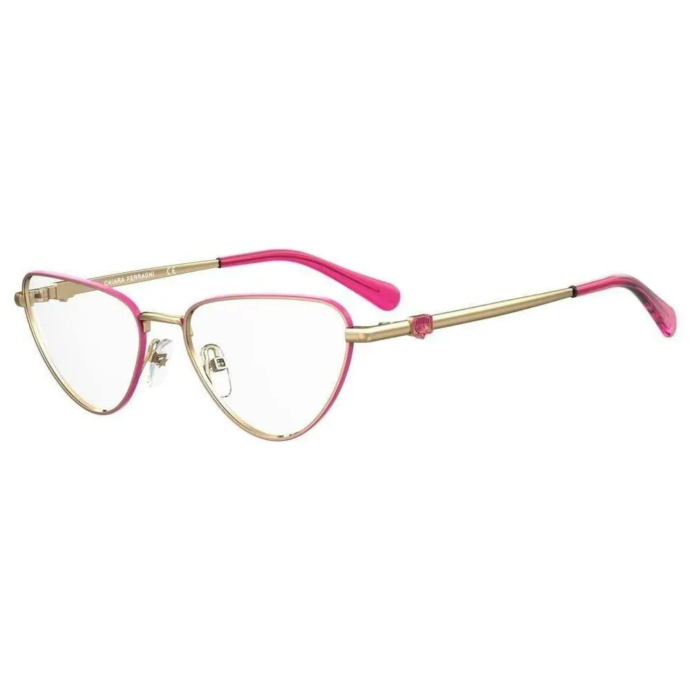 Chiara Ferragni Eyewear Cf 1022 Transparent Women's Optical Glasses Made From Acetate