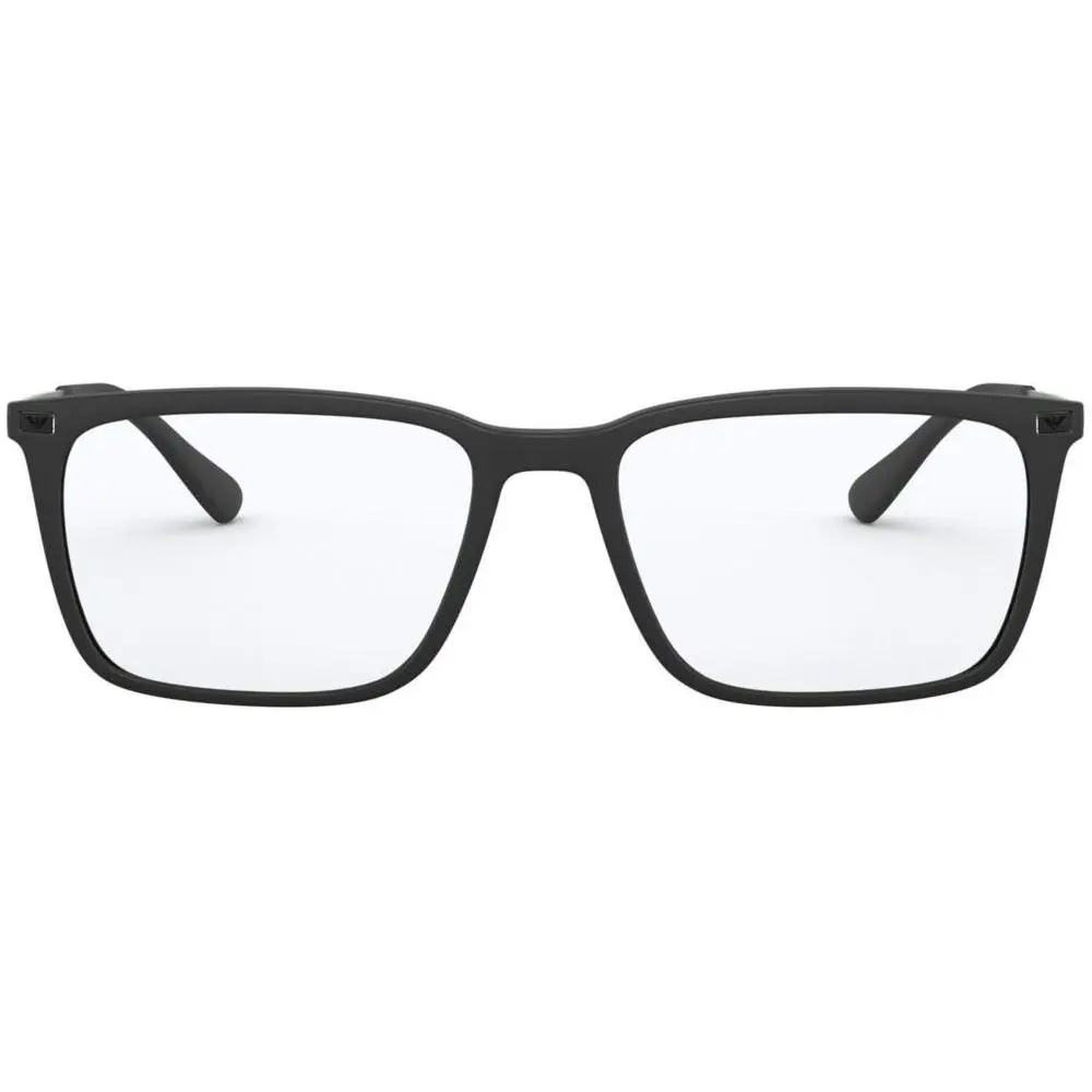 Emporio Armani Eyewear Ea 3169 Rectangular Glasses For Men In Lightweight Acetate