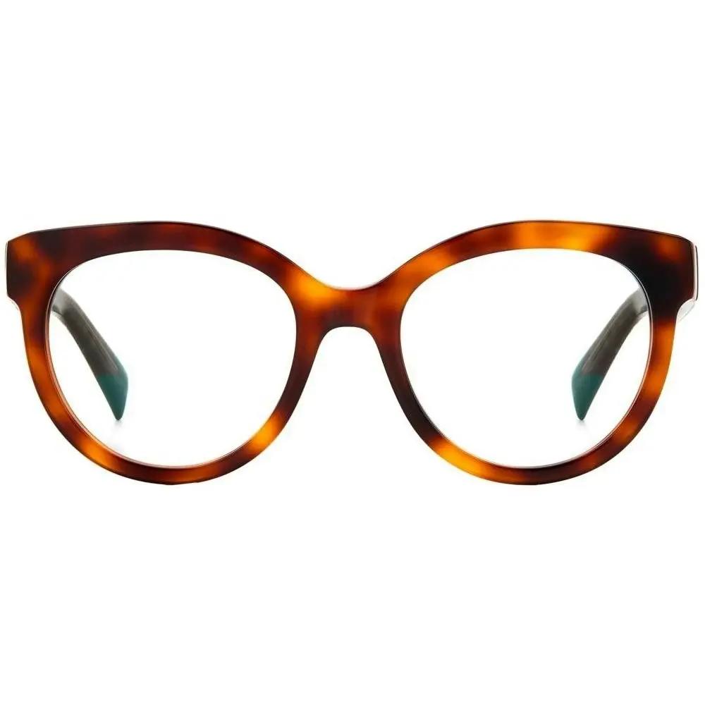 Missoni Vista Eyewear Missoni Eyewear Mod. Mis 0080 Women's Striped Round Optical Glasses In Acetate