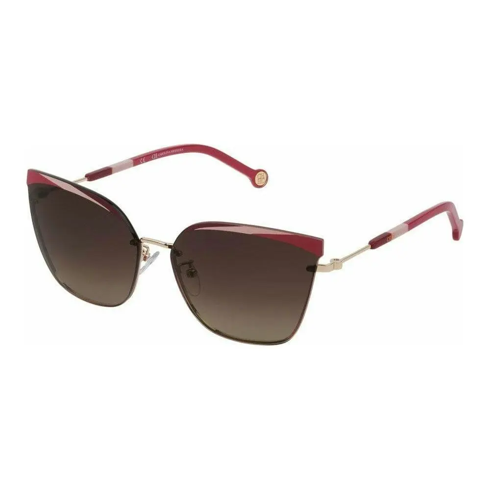 Carolina Herrera Sunglasses Carolina Herrera Women's Cat Eye Multicolour/brown She147-640h33   64 Mm Shades