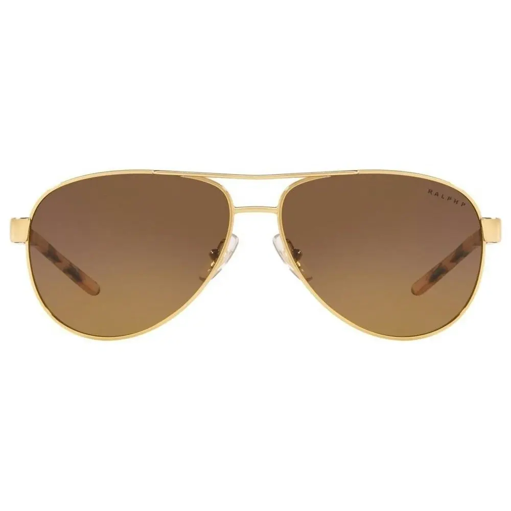 Ralph Lauren Sunglasses Ralph Lauren Ra 4004 Women's Rectangular Sunglasses - Tortoise Shell Frame With Brown Lensesintroducing The Ralph Lauren Ra 4004 Women's