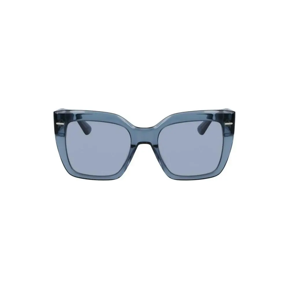 Calvin Klein Sunglasses Calvin Klein Ck23508s Square Womens Sunglasses With Blue Lenses And Frame