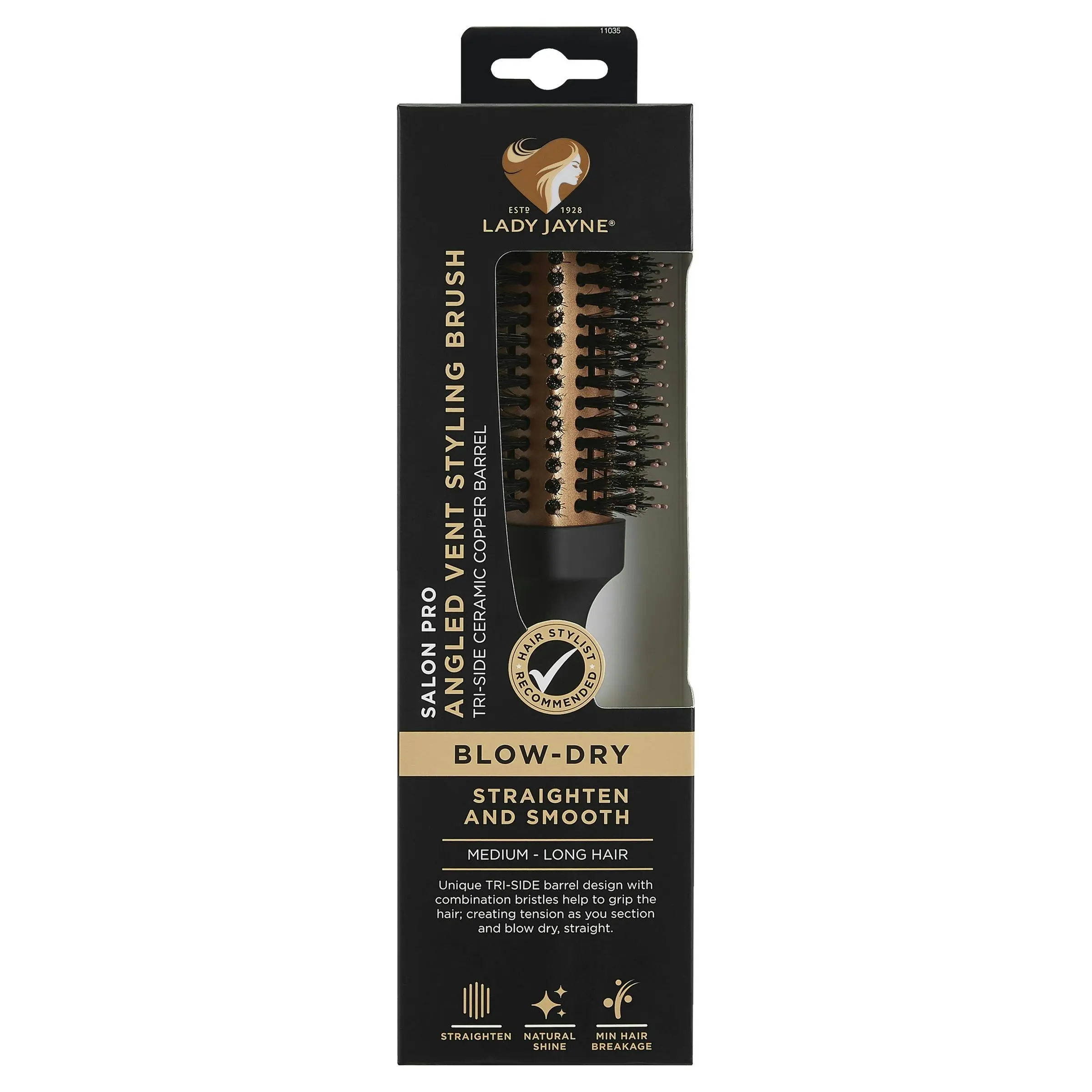 Lady Jayne Salon Pro Angled Vent Styling Brush