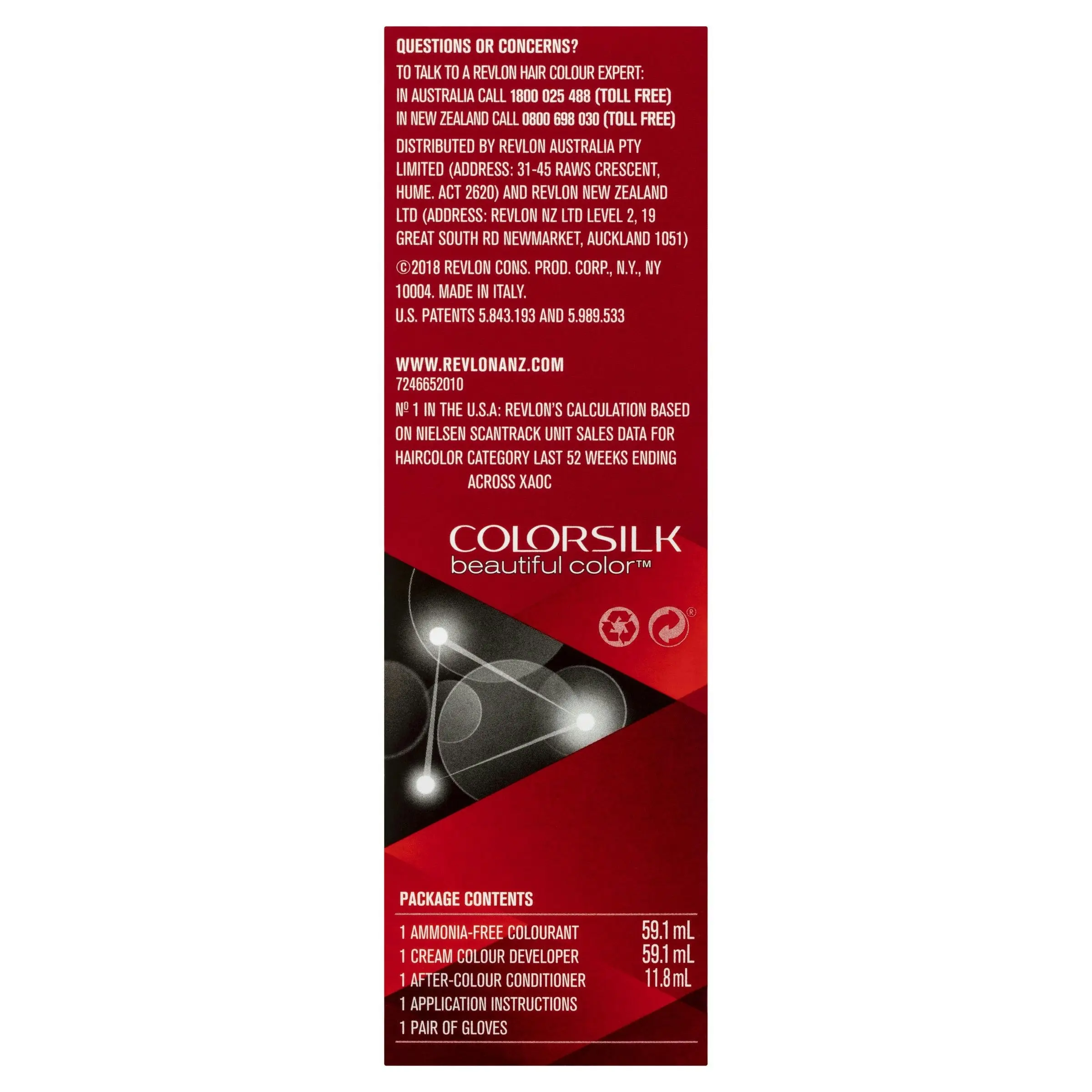 Revlon ColorSilk Permanent Haircolor 10 Black