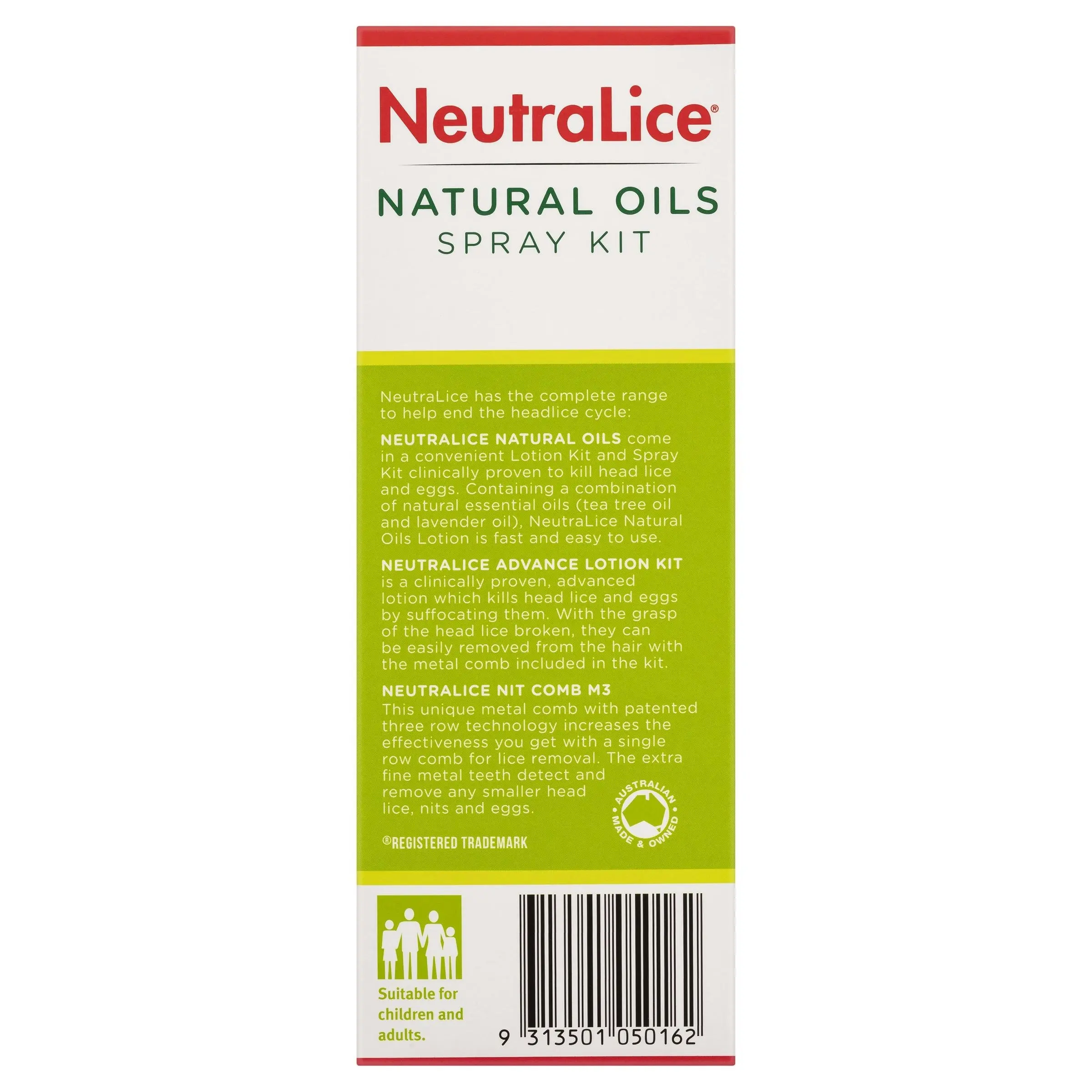 Neutralice Head Lice Spray Kit 200ml