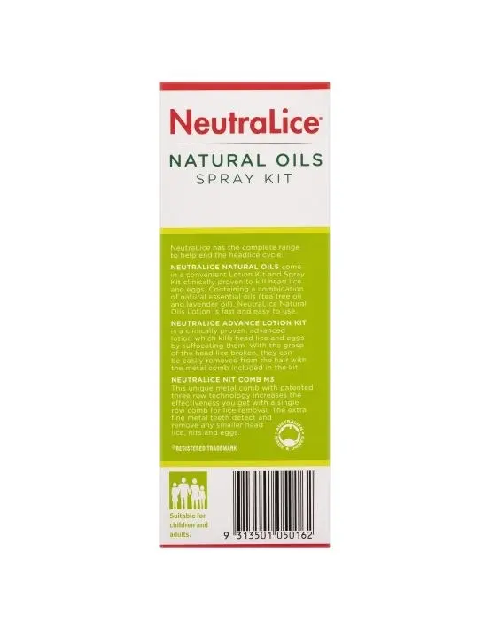 Neutralice Head Lice Spray Kit 200ml