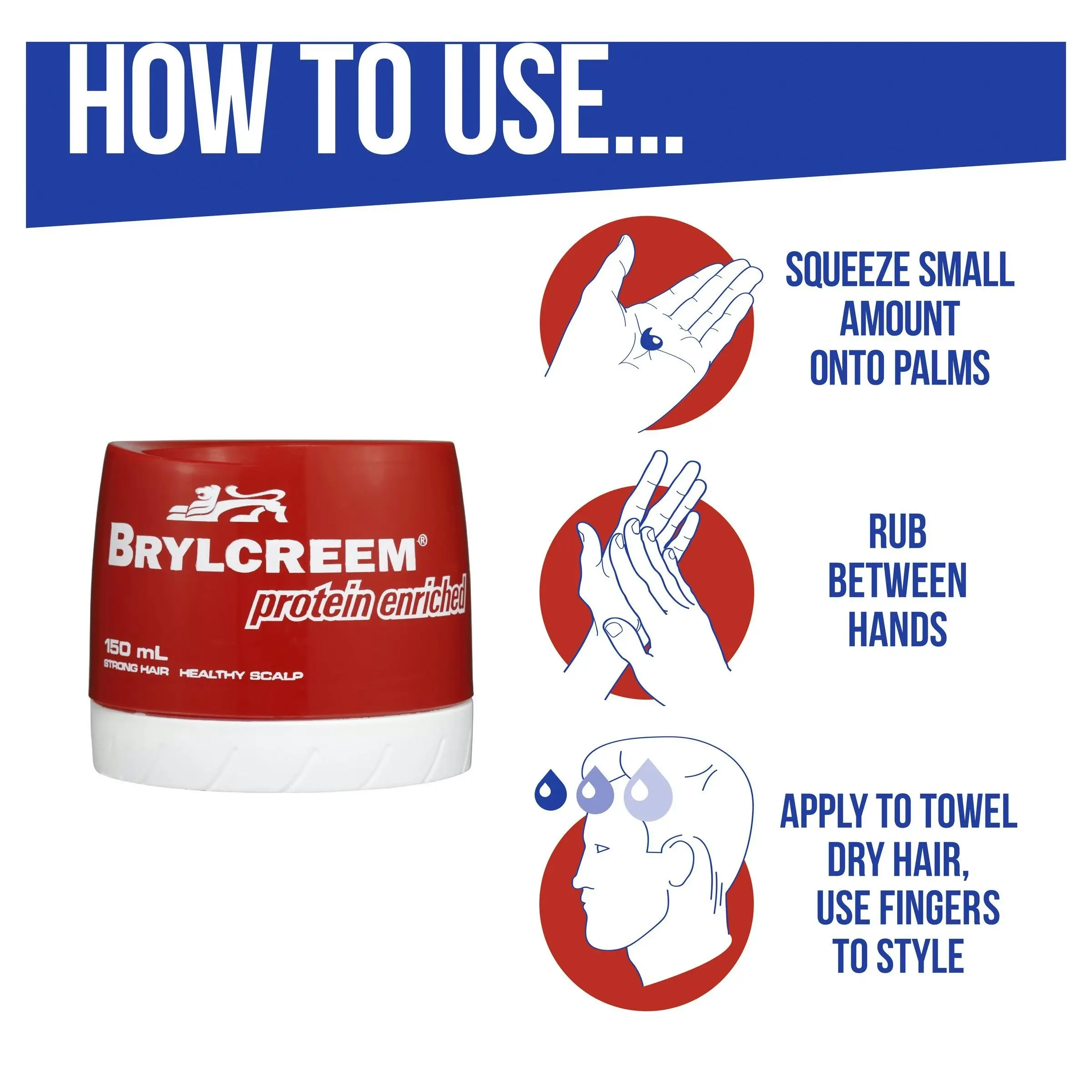 Brylcreem Protein Enriched Hair Cream 150ml