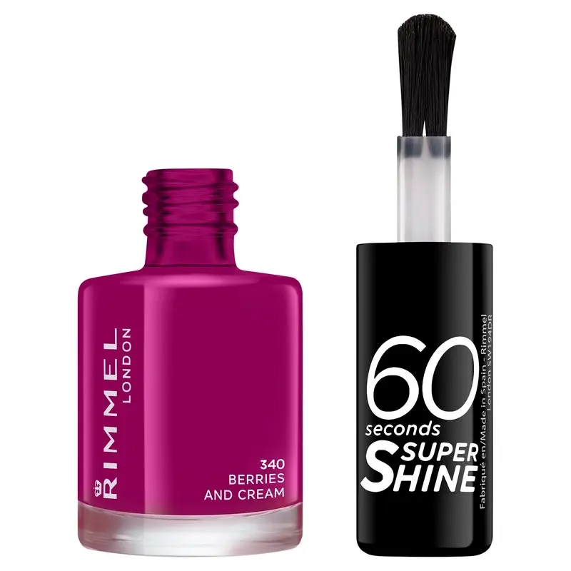 Rimmel 60 Seconds Nail Polish 340 Berries & Cream