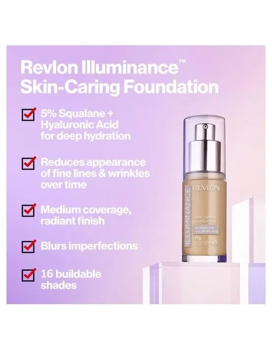 Revlon Illuminance Skin Caring Foundation Warm Caramel