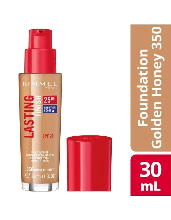 Rimmel Lasting Finish Foundation 25Hr 350 Golden Honey