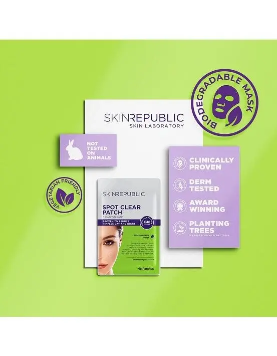 Skin Republic Spot Clear Salicylic Acid Patch 48 Pack