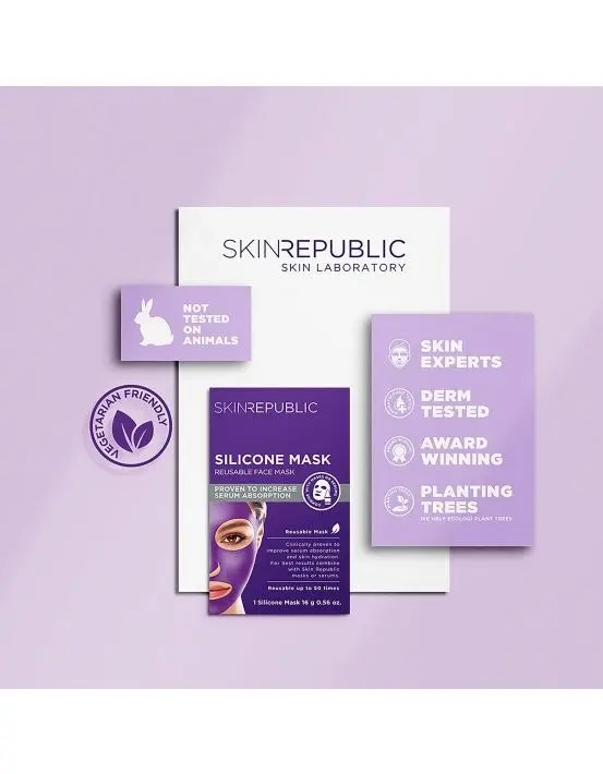 Skin Republic Reusable Silicone Face Mask