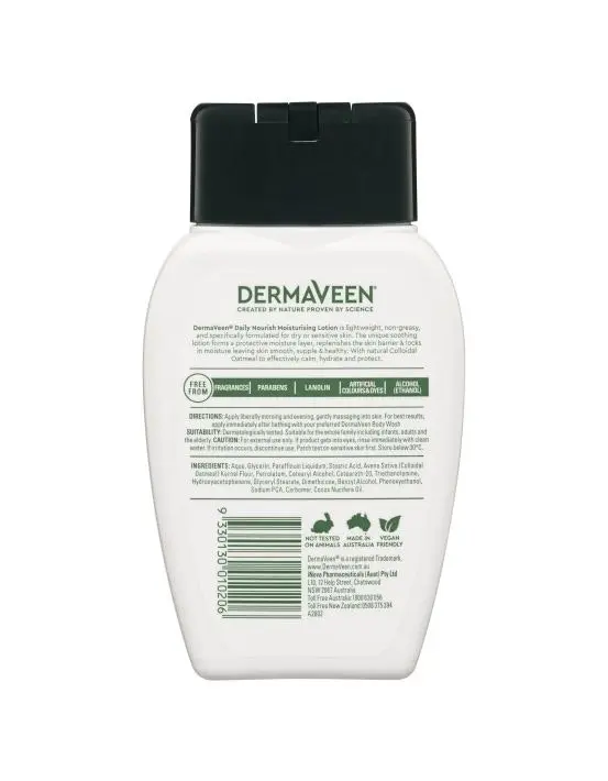 DermaVeen Daily Nourish Moisturising Lotion 250mL