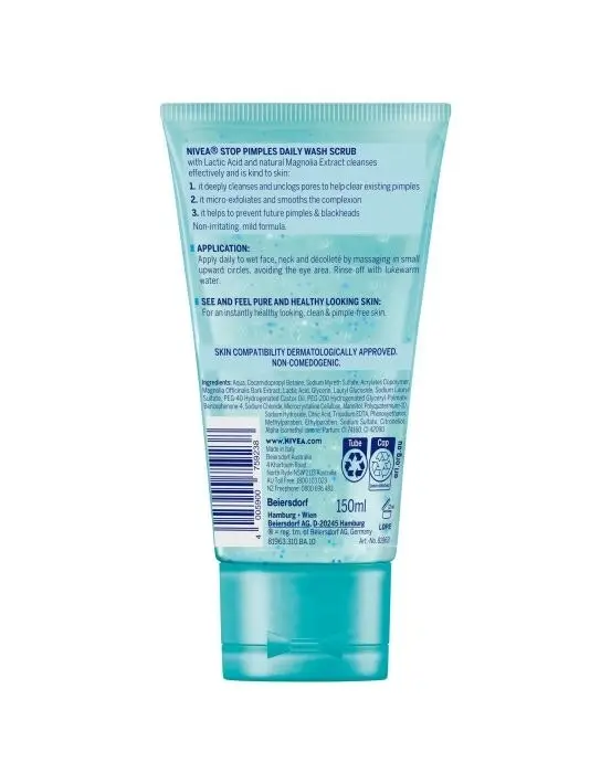 Nivea Anti-Blemish Daily Wash Scrub 150ml