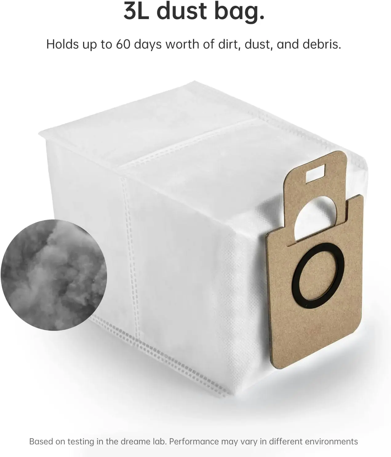 Dreame L20 Ultra/l10s Ultra Dust Collection Bags (3 Dust Bags) (genuine)