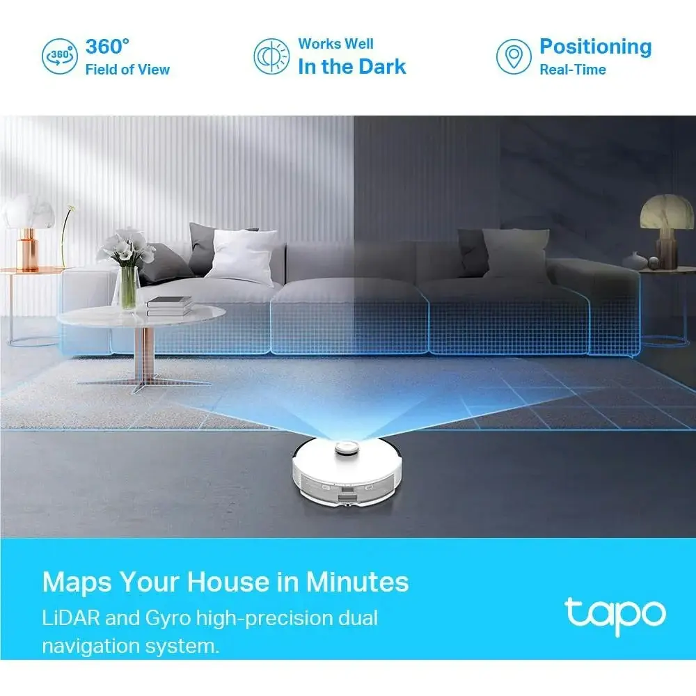 TP-Link Tapo Rv30 Robot Vacuum & Mop