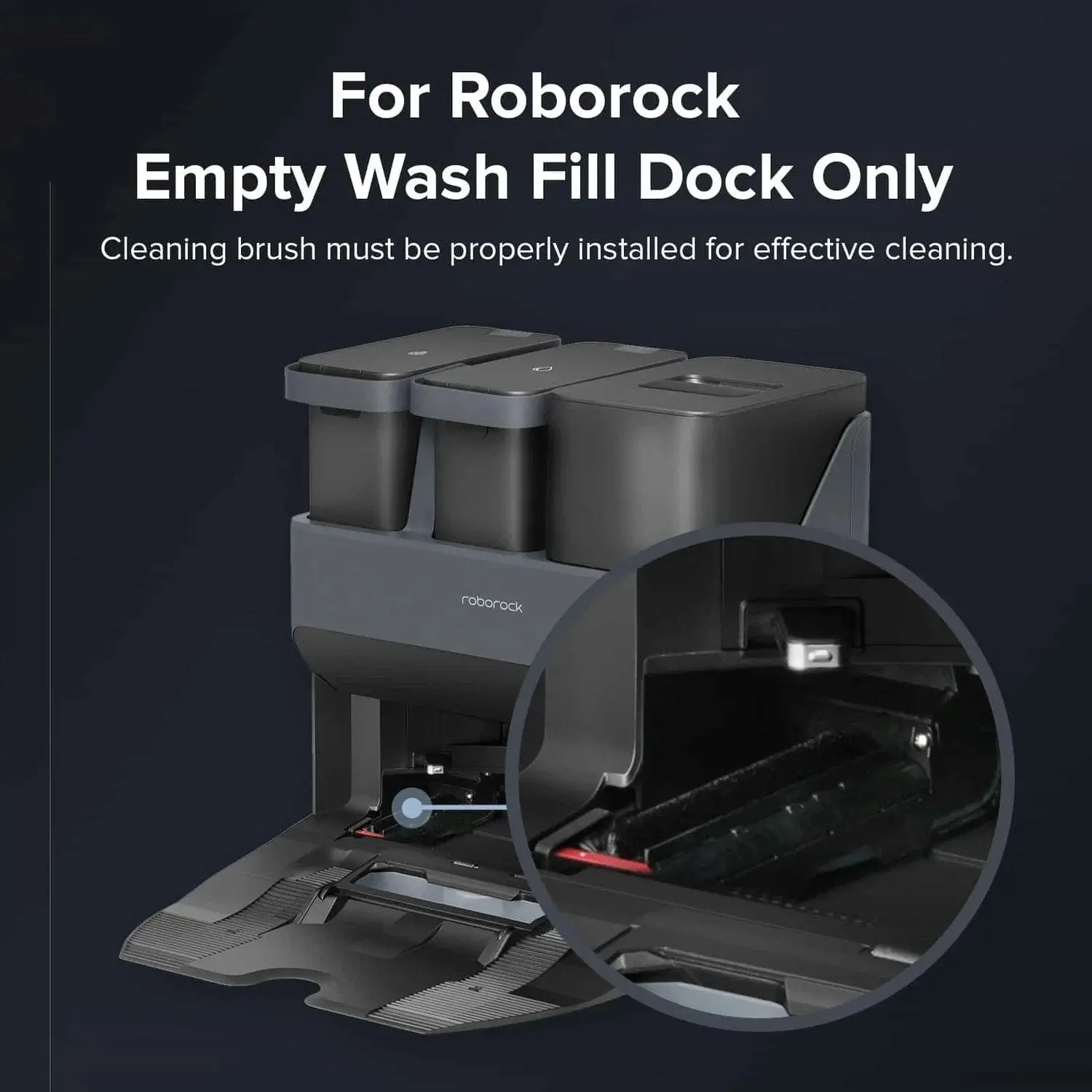 Roborock Cleaning Brush For Roborock Empty Wash Fill Dock (genuine)