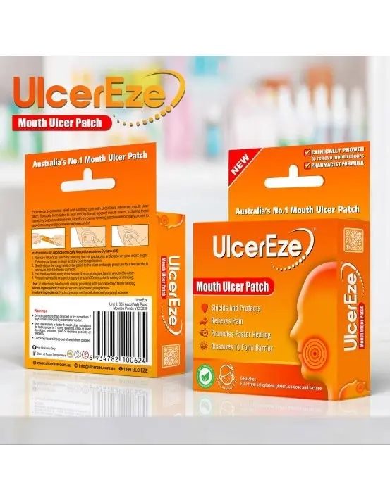 UlcerEze Mouth Ulcer Patch 6 Pacthes