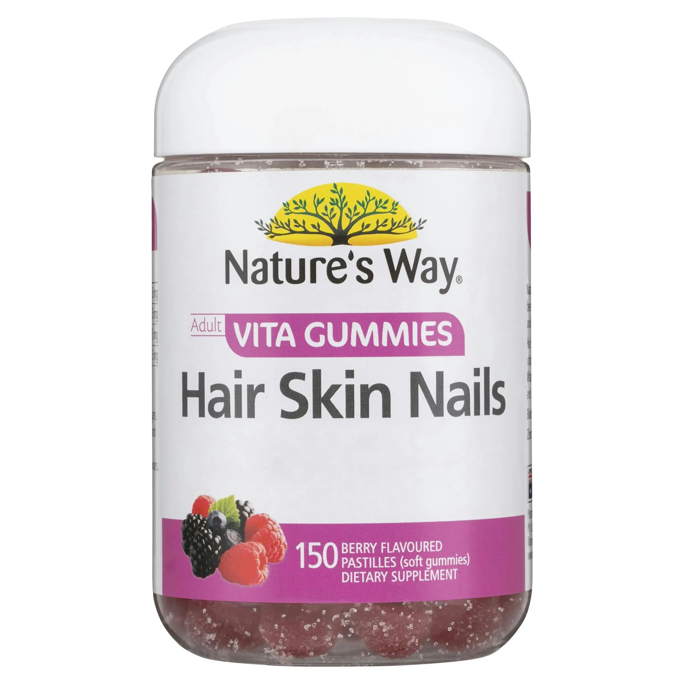 Nature's Way Adult Vita Gummies Hair Skin Nails 150 Gummies