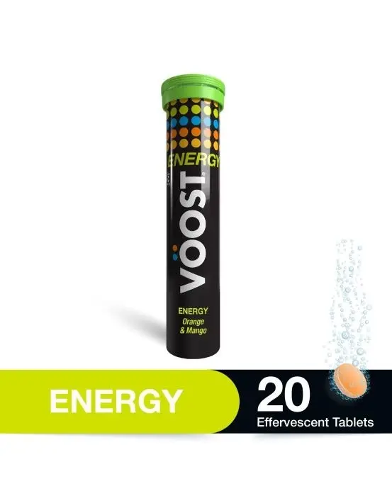 VOOST Energy Orange & Mango Effervescent 20 Tablets