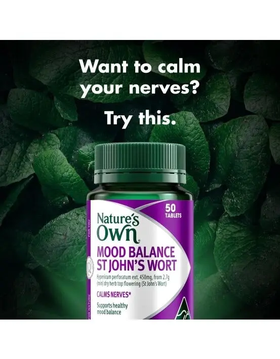 Nature's Own Mood Balance St John's Wort 50 Tablets