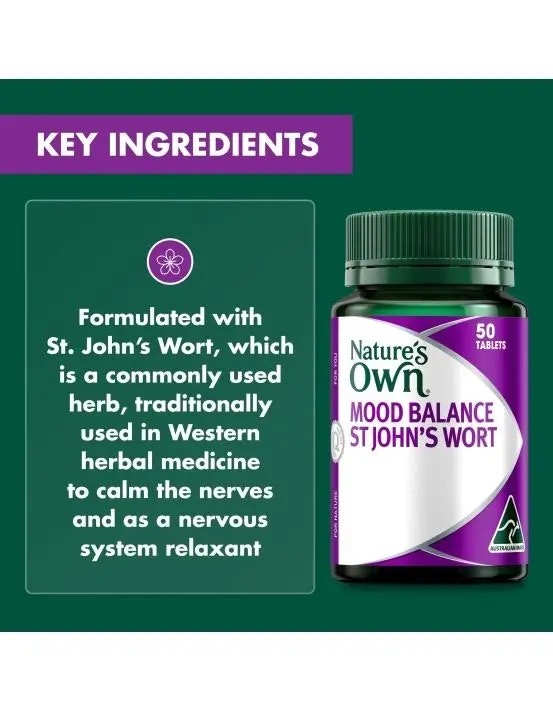 Nature's Own Mood Balance St John's Wort 50 Tablets