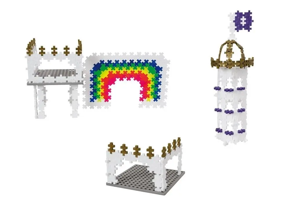 Plus-Plus - Pastel Rainbow Castle - 760 pcs