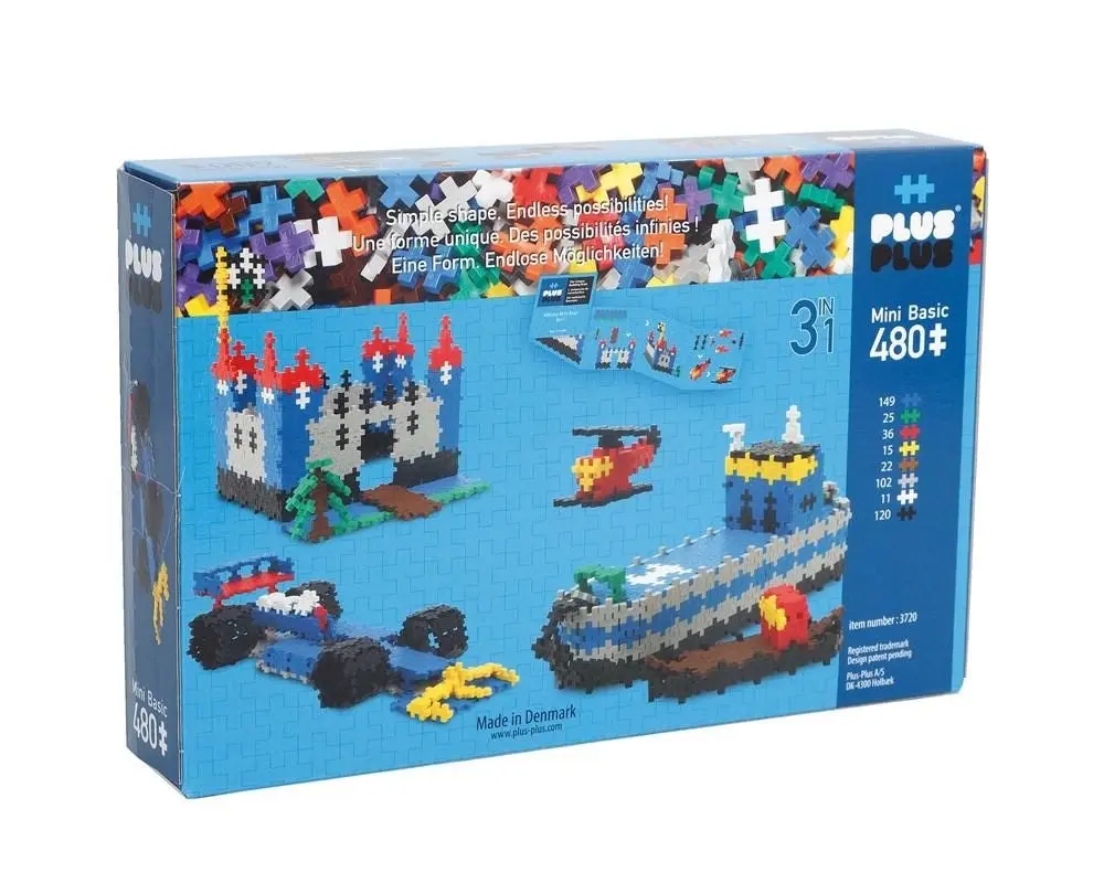 Plus-Plus - Basic  - 480pcs - 3in1