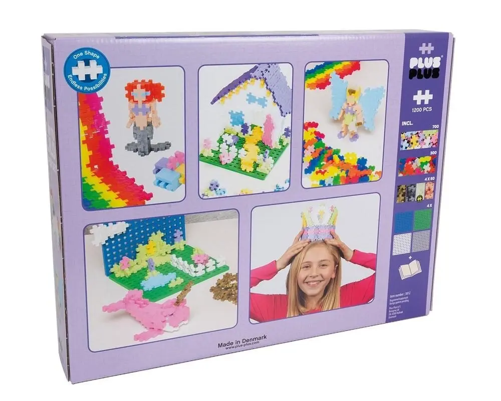 Plus-Plus - Pastel - Learn to build Super set