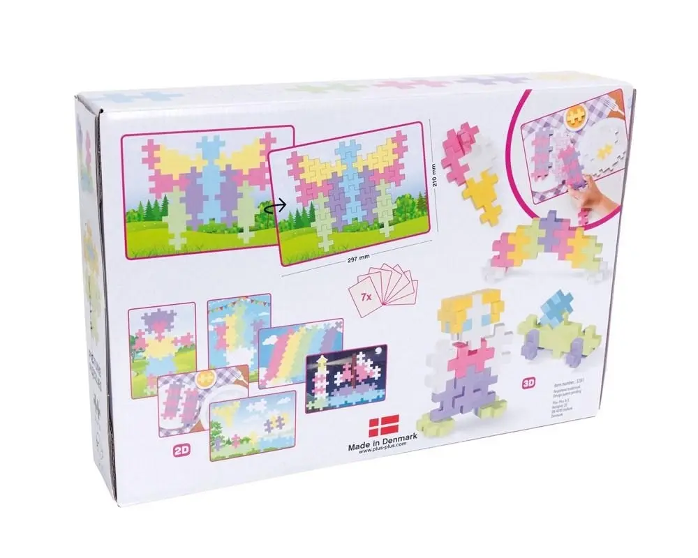 Plus-Plus - BIG - Picture Puzzle Pastel - 60 pcs