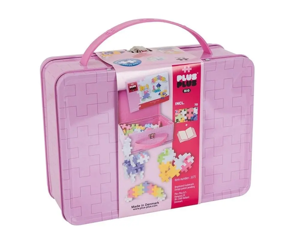 Plus-Plus - BIG - Metal suitcase Pastel