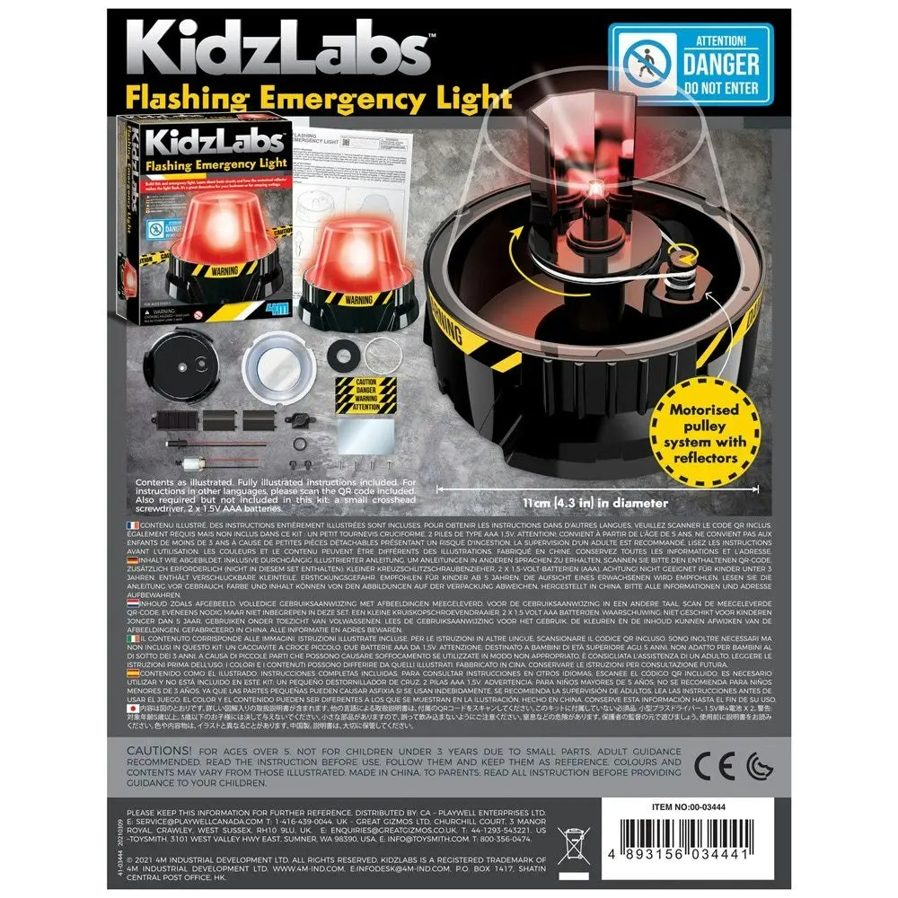 4M - KidzLabs - Flashing Emergency Light