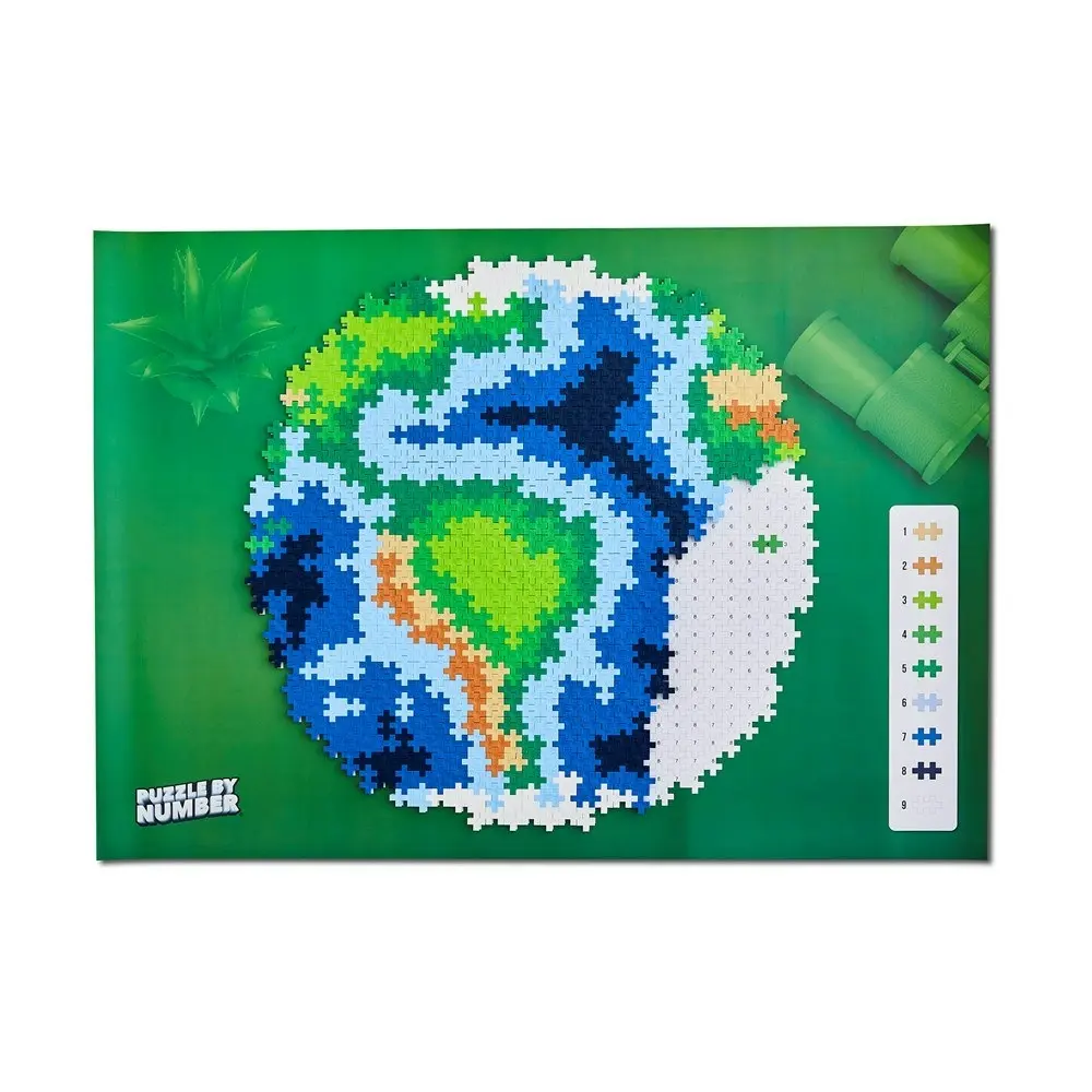 Plus-Plus - Puzzle by Number - Earth 800pcs