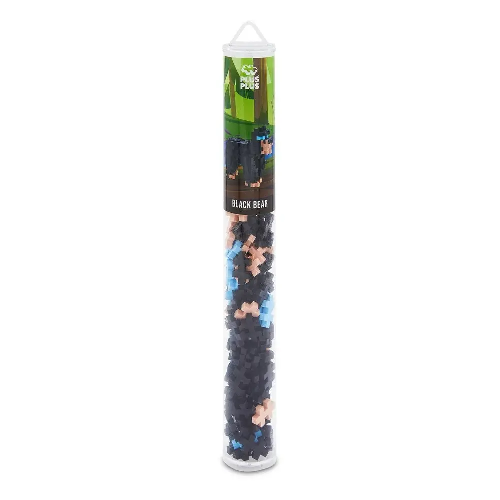 Plus-Plus - Black Bear - 100 pcs tube