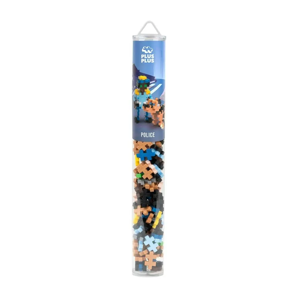 Plus-Plus - Everyday Heroes - Police 100 pcs tube