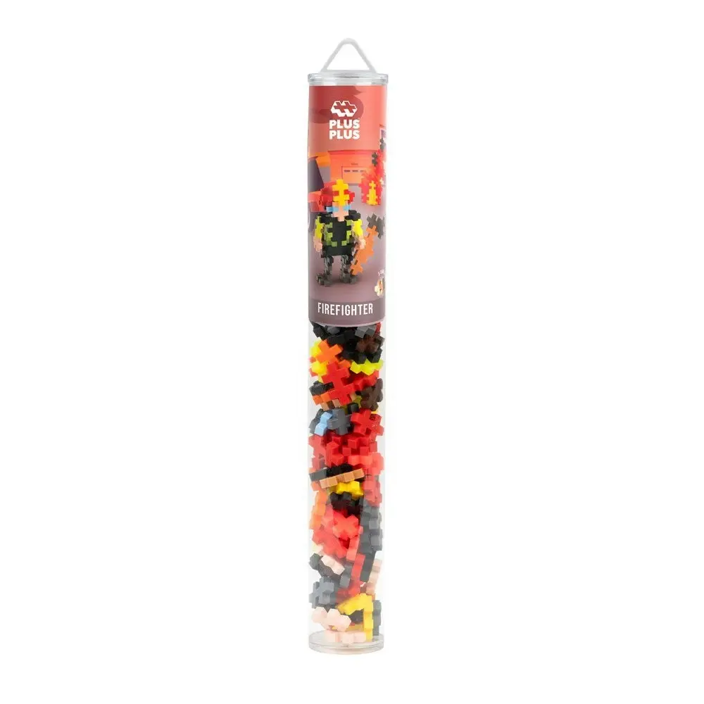 Plus-Plus - Everyday Heroes - Firefighter 100 pcs tube