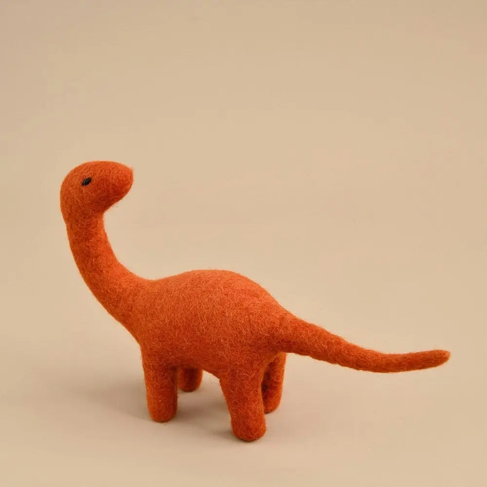 Dashdu - Dynamo Dino - Terracotta Felt Dinosaur